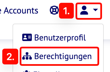 Account Berechtigungen