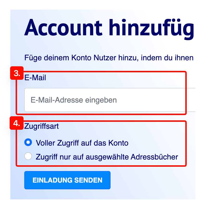 Account hinzufügen
