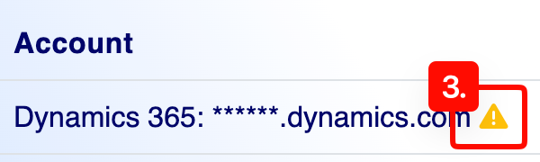 Eintrag Übersicht Accounts